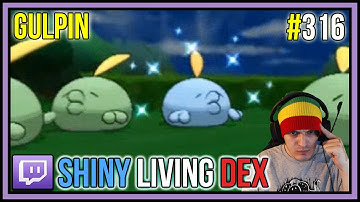 [LIVE] SHINY GULPIN IN ONLY 45 HORDE ENCOUNTERS! | Shiny Living Dex #316 | Pokemon X and Y