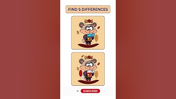 Only 10% Can Find All 5 Differences | Visual Puzzle Challenge #shorts