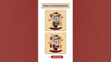 Only 10% Can Find All 5 Differences | Visual Puzzle Challenge #shorts