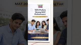 SSN MBA Admission 2026 | MAT &amp; TANCET Superfast Online Crash Course | Learn to Lead Academy #mat2026