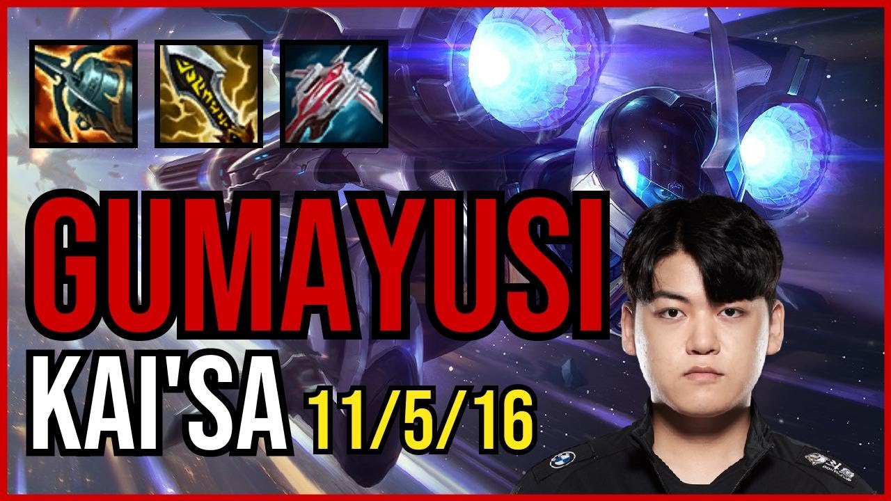 GUMAYUSI - KAI'SA vs JINX ADC - KR Challenger - Patch 11.6
