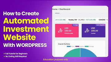 How to Build a Fully Automated Investment Website with WordPress