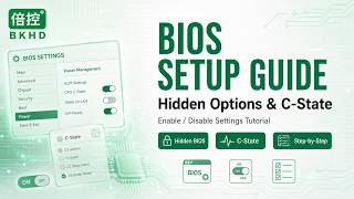 How to Enable Hidden BIOS Options and Configure CPU C-States | Step-by-Step Guide