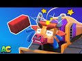 The BULL BULLDOZER is OUT OF CONTROL! | AnimaCars - Rescue Team | Trucks Videos for Children