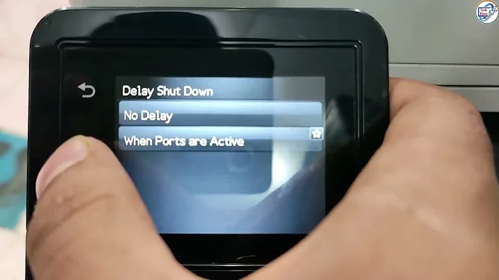 How to setup Sleep / Auto Off mode HP Color LaserJet Pro M254dw/M277dw printer.