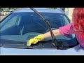 How to CLEAN your Windshield (Inside too) + the Secret I used to get it SUPER CLEAN!