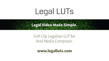 Soft-Clip Legaliser for broadcast safe video in Avid Media Composer