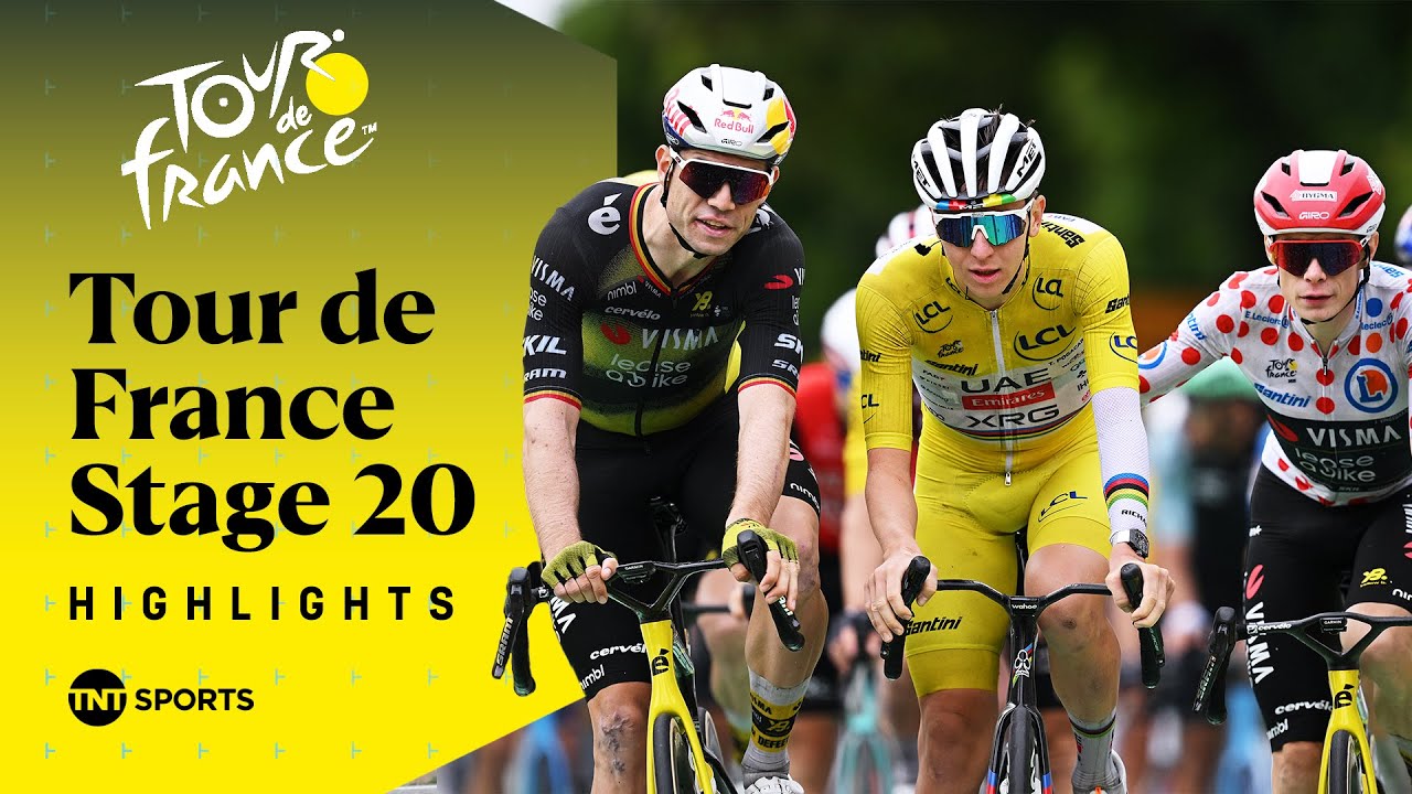 EMOTIONAL PENULTIMATE RACE 😮‍💨 | Men's Tour de France Stage 20 Race Highlights | TNT Sports Cycling