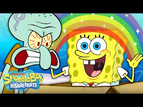 Spongebob Uses His Imagination Idiot Box Full Scene | Spongebob