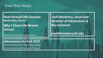 Virtual Information Session: Our Faculty