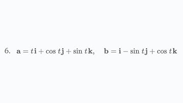 Find the cross product a x b and verify that it is orthogonal to both a and b. - 12.4.6 Cengage