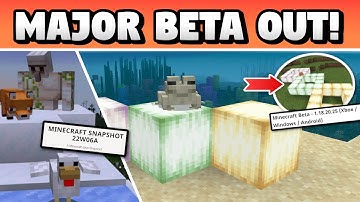 Minecraft BEDROCK HUNGER PARITY! 1.18.20.25 & Java Snapshot 22w06a (1.19 Frog Features)