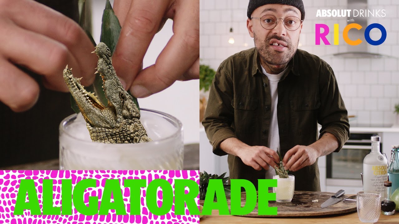 Rico's Original: The Aligatorade | Absolut Drinks with Rico - YouTube