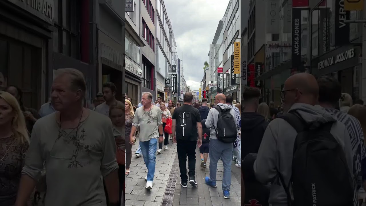 Walking from Cologne Altstadt to Neumarkt | Cologne City Walk