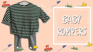 DIY  Baby rompers  Vol.038  ベイビーロンパース