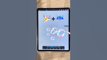 Making rainbow colors bubbles #art #artwork #drawing #bubbles #digitalart #satisfying #procreate