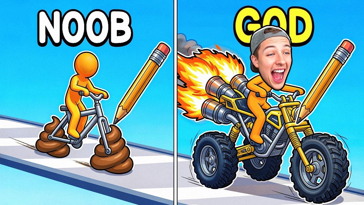 Drawing a GOD Bike in Scribble Car!