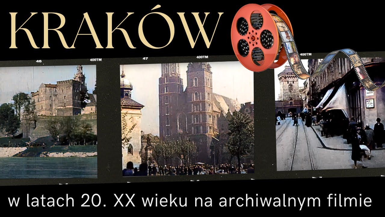 Kraków w latach 20. XX wieku na archiwalnym filmie / Historia Polski