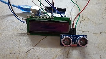 "Arduino Project Ultrasonic Sensor + I2C LCD Display Setup"