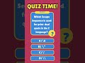 C Language Quiz Time | Which Escape Sequence is used for print dual quote in C Language ? | C Quiz
