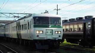 【貴重・激レア】長岡花火大会臨時回送列車　185系B2編成　信越本線新津発車