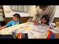 6歳娘、入学後、初めての宿題