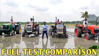 Kubota Mu4501 vs Swaraj 744FE vs John Deere 5045D vs MF 7250DI Tractor comparison | Come to Village screenshot 5