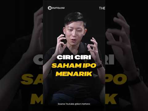 Ciri-Ciri Saham IPO Potensial Menurut Sultan Saham! #andryhakim #leonhartono #sahamipo #duitologi