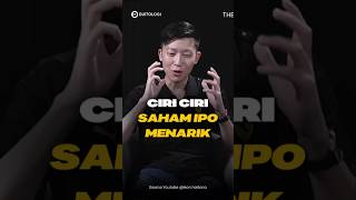 Ciriciri Saham Ipo Potensial Menurut Sultan Saham andryhakim leonhartono sahamipo duitologi