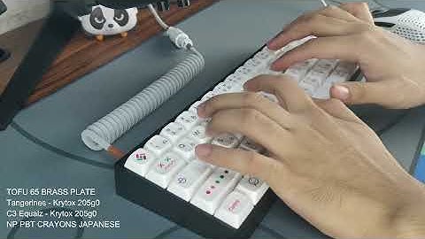 C³ Equalz Tangerine + TOFU 65 BRASS