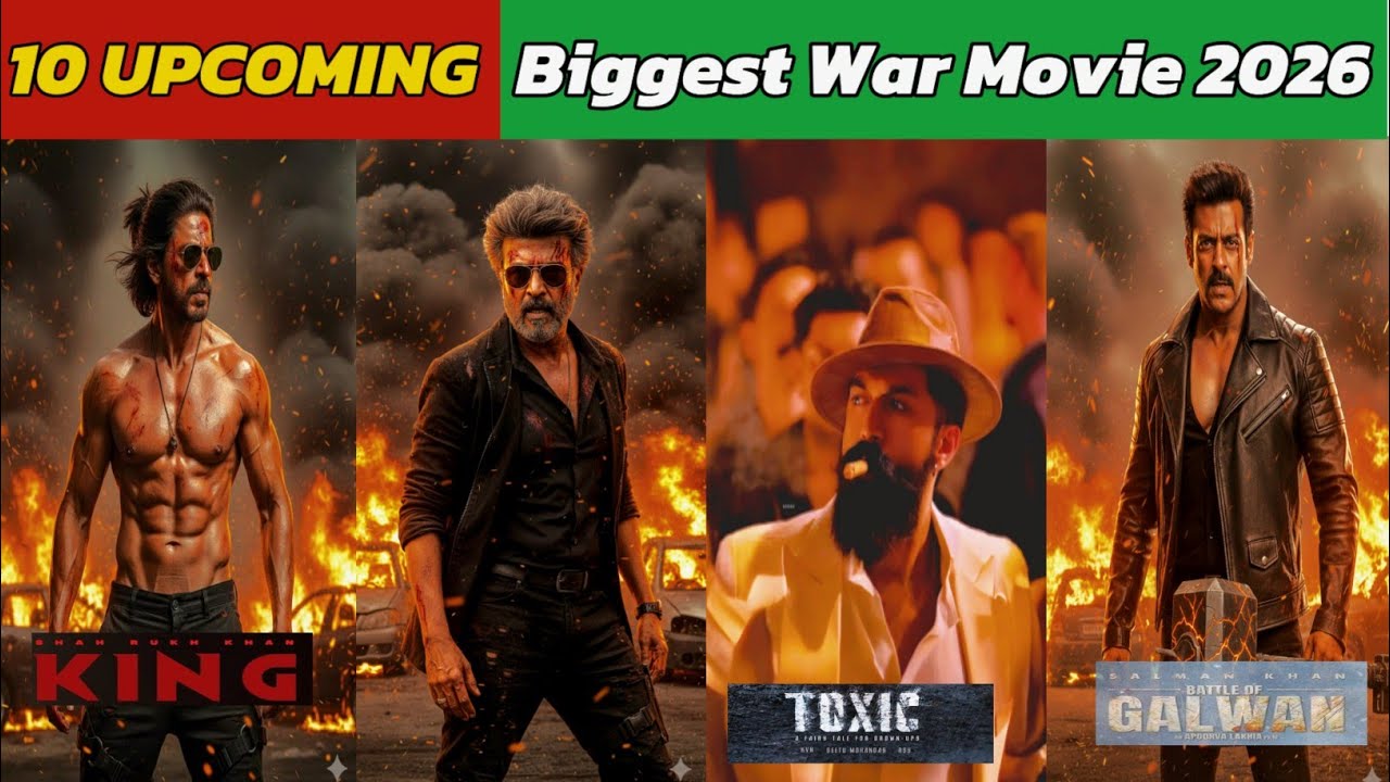 Top 10 Upcoming Indian Mega Movies | King vs Spirit | 2026 Ka Box Office Kaun Jeetega?