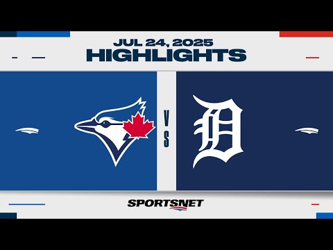 MLB Highlights | Blue Jays vs. Tigers - July 24, 2025