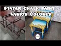 Chalk Paint VARIOS COLORES y Decoupage con SERVILLETAS