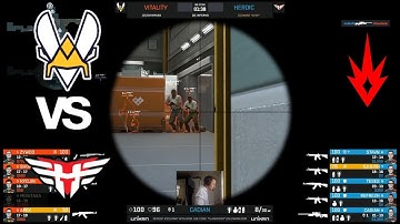 Vitality vs Heroic - Flashpoint 3 - Lower bracket round 3 - Highlights - CSGO