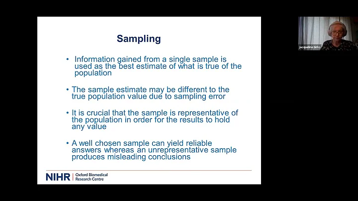 Patient and public involvement webinar  Statistics