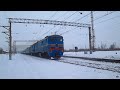 2ТЭ10МК-0461 КТЖ с двигателями GE 7FDL12 с поездом №040Ц СПб-Астана