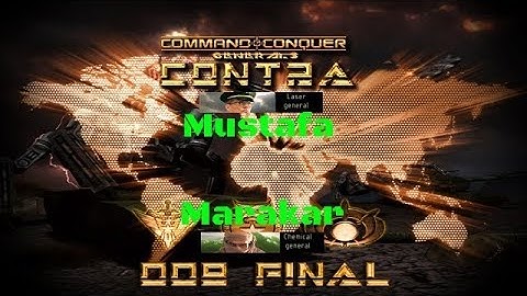 C&C Generals: Contra 009 Final Replay: Mustafa (Laser) vs Marakar (Toxin)