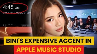 Binis Expensive Accent In Apple Music Studio And Some Chitchats Pop Updates