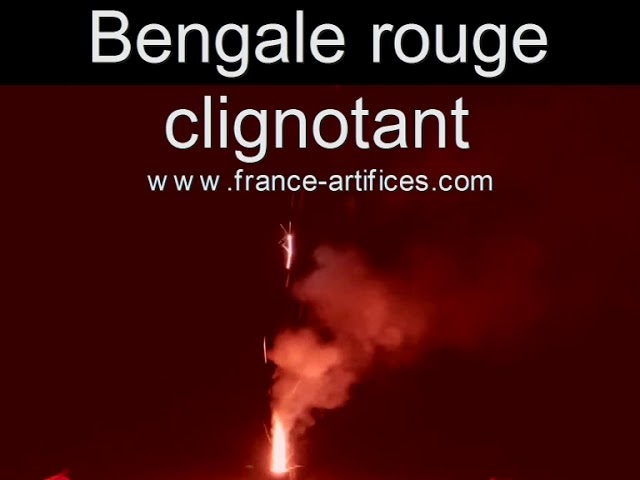 bengale rouge clignotant 