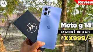 Best Smartphone Under ₹10K | Moto G14 Unboxing & First Look ⚡ | Best Looking Smartphone Under 10K