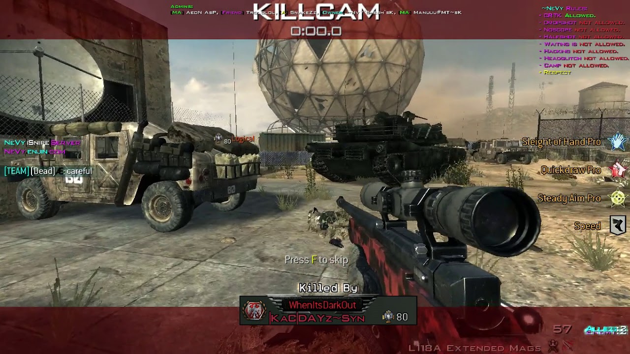 Call of duty mw3 Clan War: Nevy vs KaC