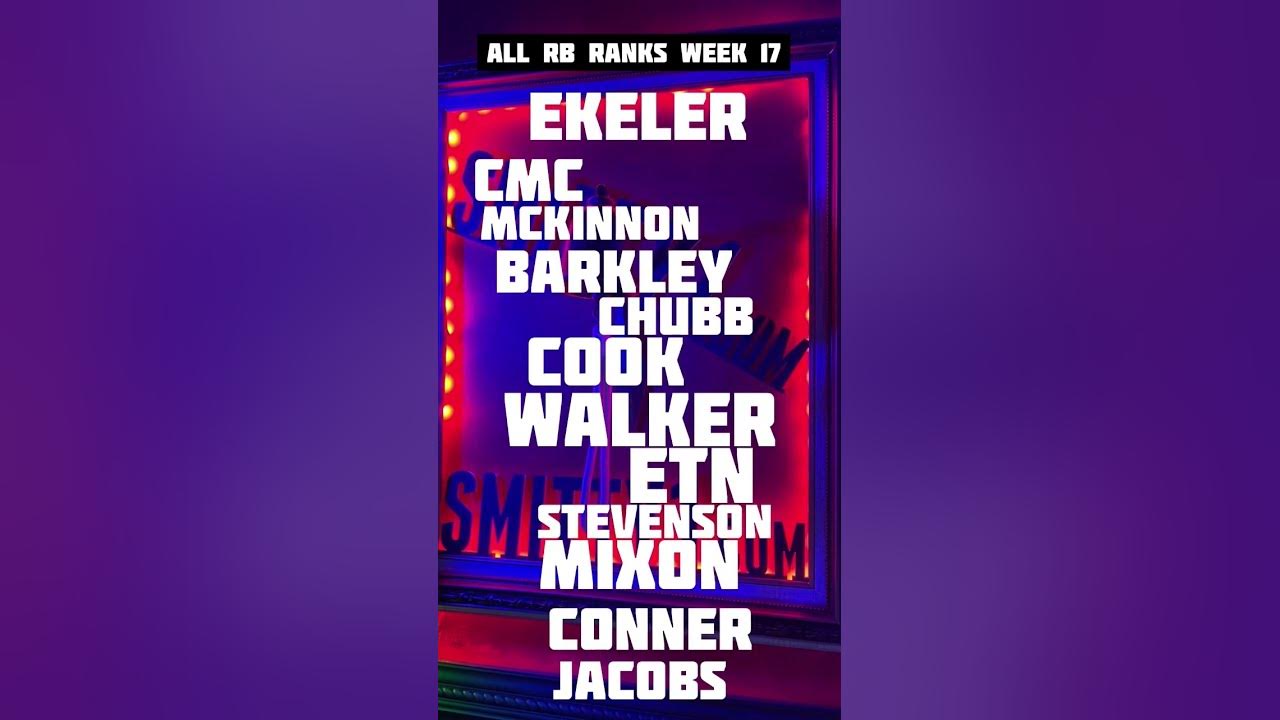 running-back-rankings-week-17-youtube