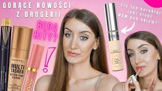 Genialny tusz Max Factor, podkład Rimmel Multi Tasker, korektor Loreal True Match Radiant Serum