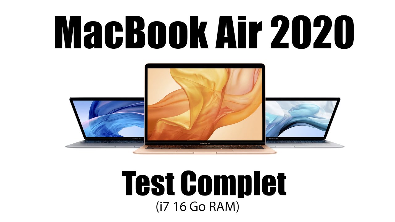Test du MacBook Air 2020