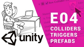 How to make a simple Game in Unity (Step by Step Tutorial) - E04: COLLIDERS, TRIGGERS, PREFABS