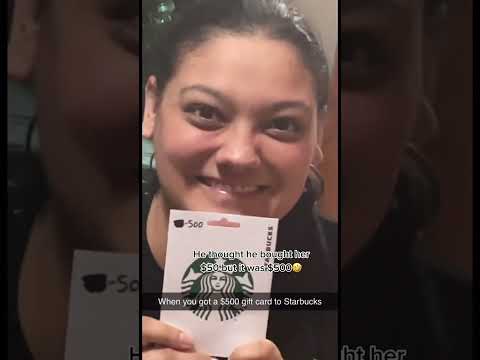 Guy Loads Gift Starbucks Card With Wrong Amount