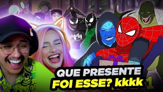 REACT A DOIS AMIGO OCULTO DOS HOMENS-ARANHAS - PARTE 1 | VOICE MAKERS