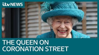 Queen visits Rovers Return to celebrate 60 years of Coronation Street | ITV News