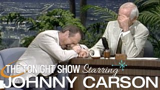 Bob Newhart Begs Johnny Not To Leave | Carson Tonight Show