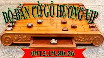 Bàn cờ gỗ Hương Vip kiểu giáng cuốn thư lịch lãm sang trọng